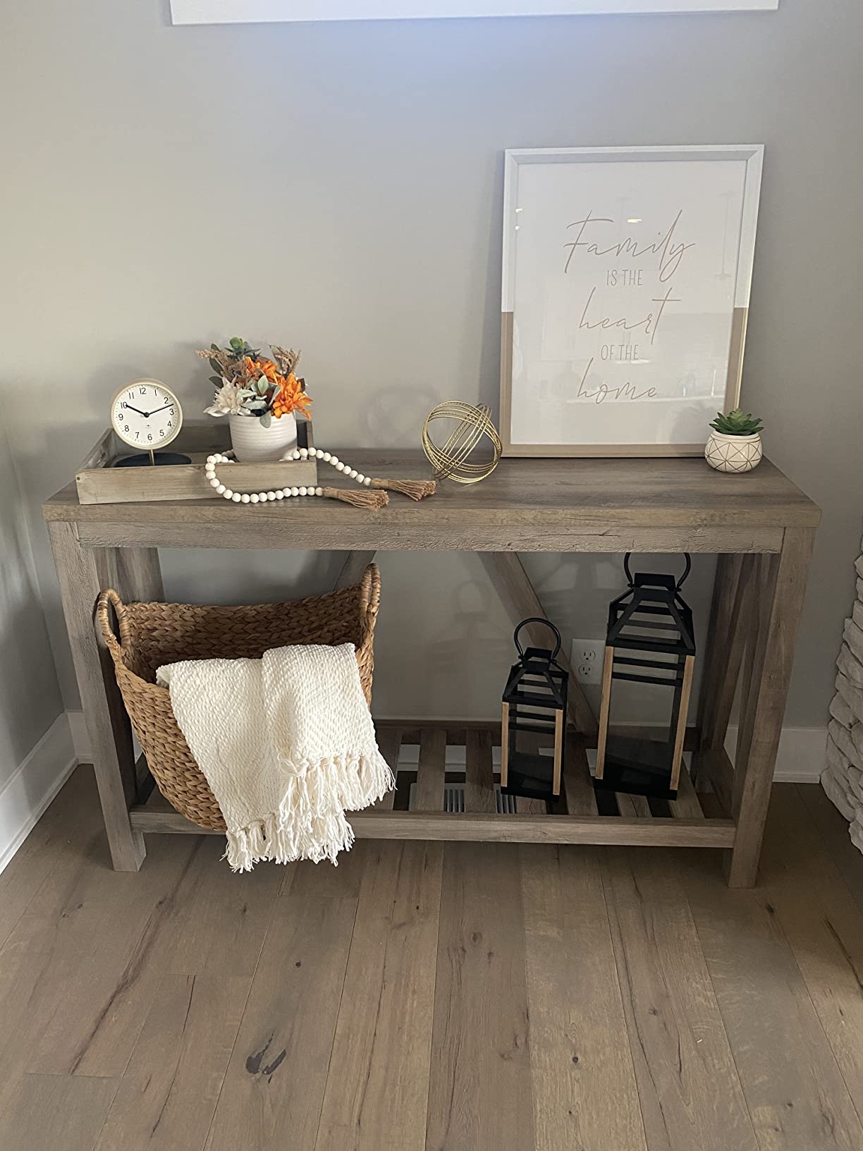 31/mo Finance Walker Edison Modern Farmhouse Accent Entryway Table Entry Table Living Room