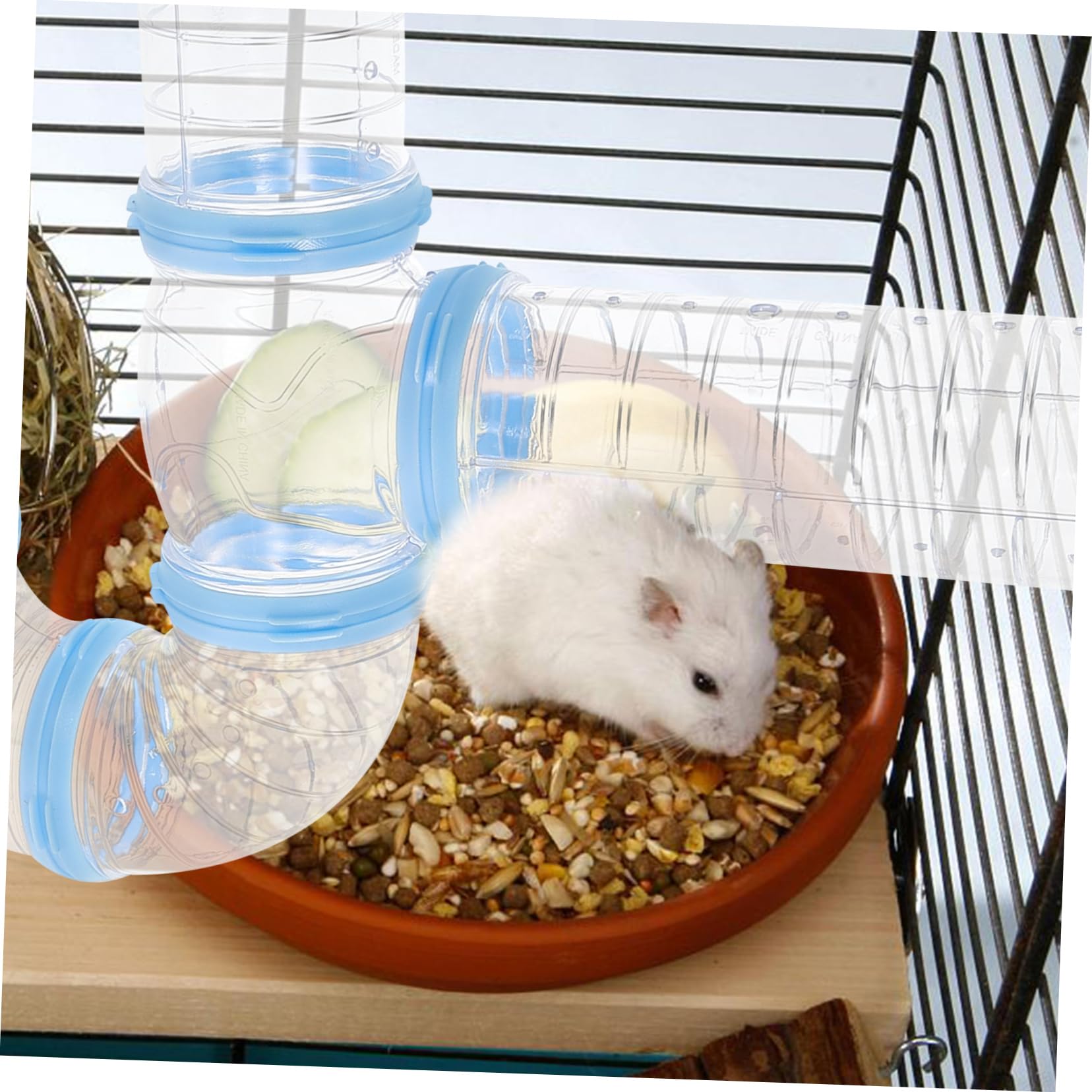 Selbstgemacht Hamstertunnel aus Kunststoff für Käfige, 2 Satz