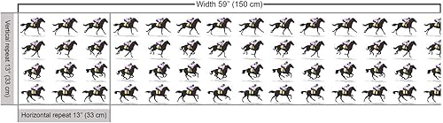 Vista 705 de Lunarable The Yard, tela azul real de The Yard, patrón de cerámica inspirado en el Medio Oriente estilo marroquí, estampado oriental, tela de satén