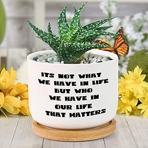 Amazon.com: BRUYU5SE Its Not What We Have in Life but Who We Have in ...