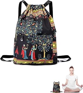 Drawstring Backpack Waterproof Backpack Folding Backpack Large Capacity Backpack Dry-Wet Separation Travel Sports Backpack Drawstring Sports Bag Exotic Drawstring Gym Sack Backpack