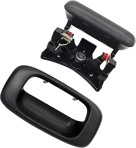 Miniatura 5 de HHCSOP Manija de portón trasero y embellecedor de bisel para Chevy Silverado GMC Sierra 1500 HD 2500 3500 manija trasera del pestillo de escotilla