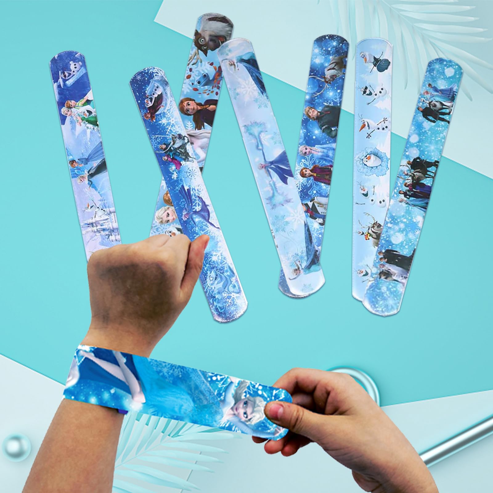 24 Bunte Silikon-Slap-Armbänder – Elastisch, Für Partys, Geburtstage, Events, Einheitsgröße