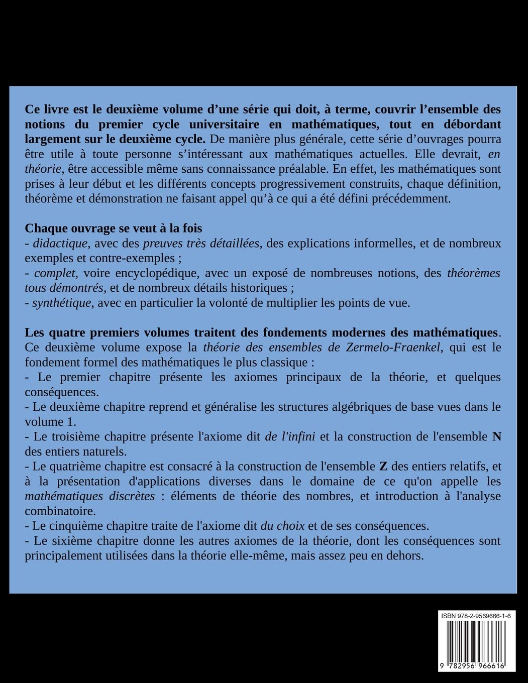 Éléments de mathématiques pour le XXIe siècle, volume 2: Fondements des mathématiques 2 (théorie des ensembles, mathématiques discrètes, structures algébriques de base)