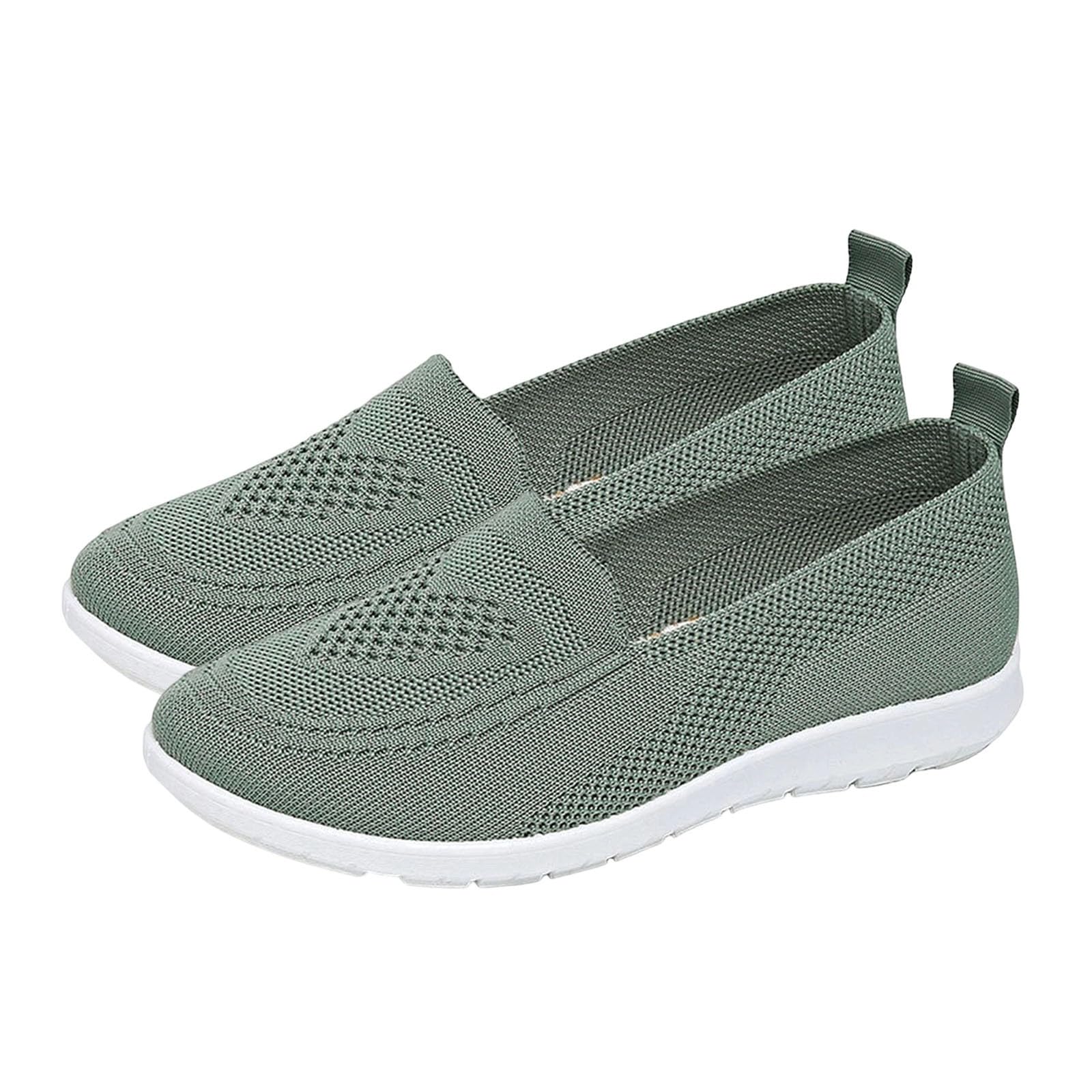 Women's Mesh Walking Shoes Summer Breathable Soft Arch Support Walking Anti-Skid Sports Shoes - 5