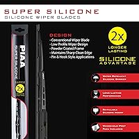 Vista 2 de Piaa - 95033 - Super Silicone - Limpiaparabrisas de 13 pulgadas (330 mm) -Paquete de 1