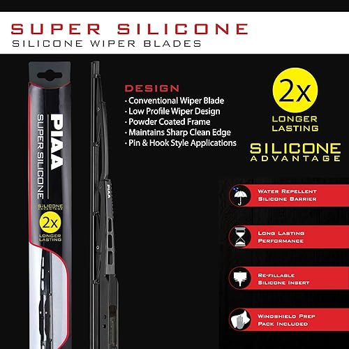 Miniatura 8 de Limpiaparabrisas carcasa de silicona premium PIAA Aero Vogue 1, 20 pulgadas