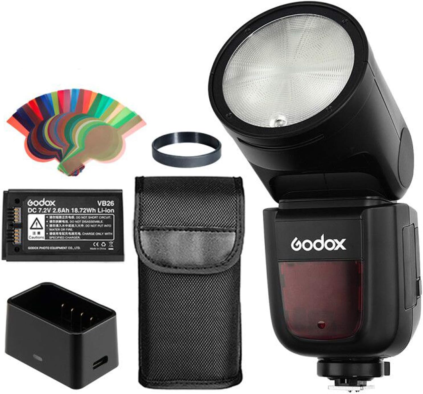 Exclusive Discount 80% Offer Godox V1-S 76Ws TTL Round Head Camera Flash Speedlite, HSS 1/8000s, 1.5 sec. Recycle Time, 2600mAh Lithimu Battery for Sony A7 A7R A7S A7II A7III A7RIII A99 A6000 A6300 A6400 Best Quality 🔥 Godox V1-S 76Ws TTL Round Head Camera Flash Speedlite, HSS 1/8000s, 1.5 sec. Recycle Time, 2600mAh Lithimu Battery for Sony A7 A7R A7S A7II A7III A7RIII A99 A6000 A6300 A6400