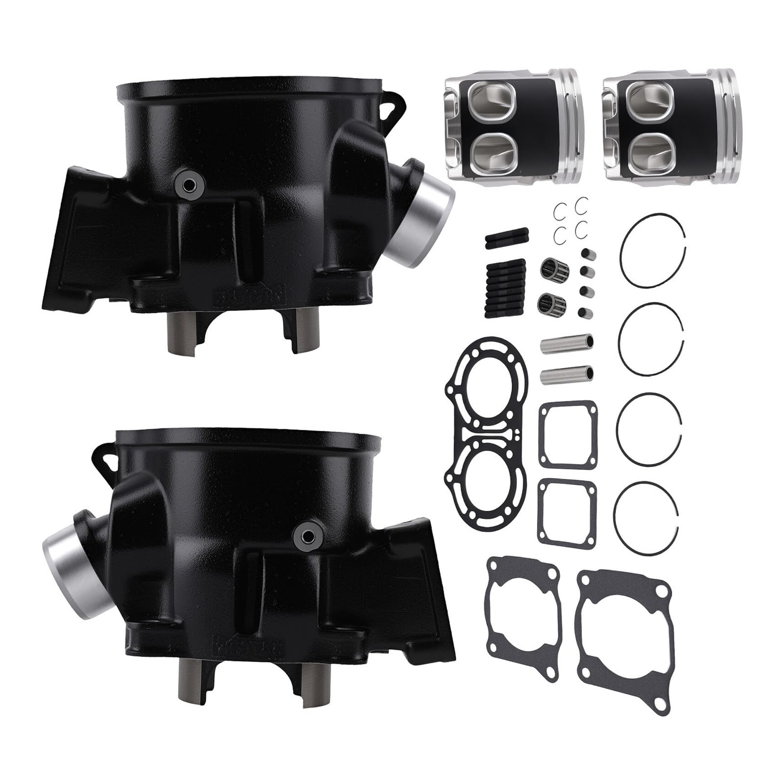 Kit de reconstrucción de motor YFZ350 con junta, pistón y culata de 64mm 6