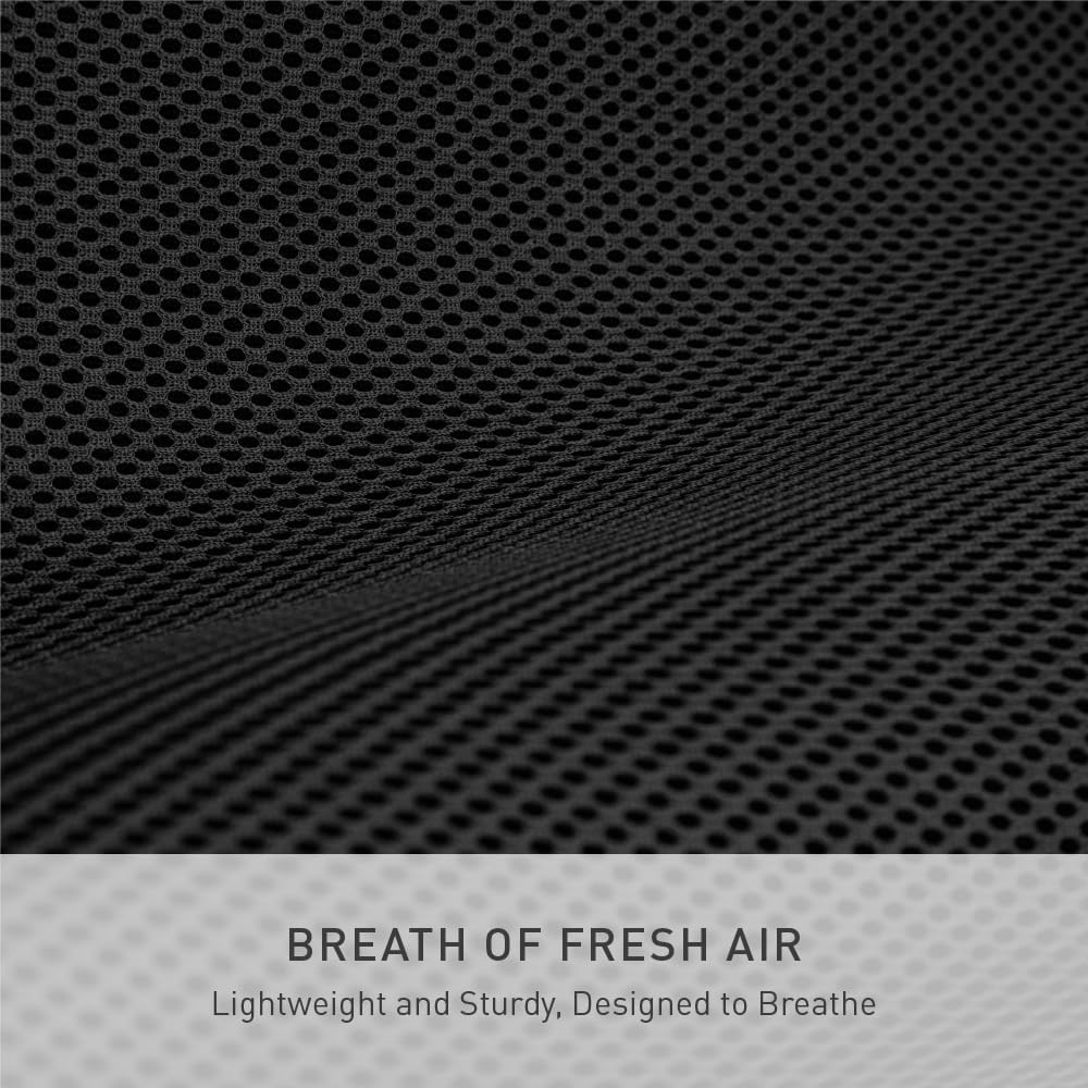simplehuman single x-frame laundry hamper, 100% recycled polyester removable laundry baskets with easy carry handles, heavy-gauge steel frame, black, 65L