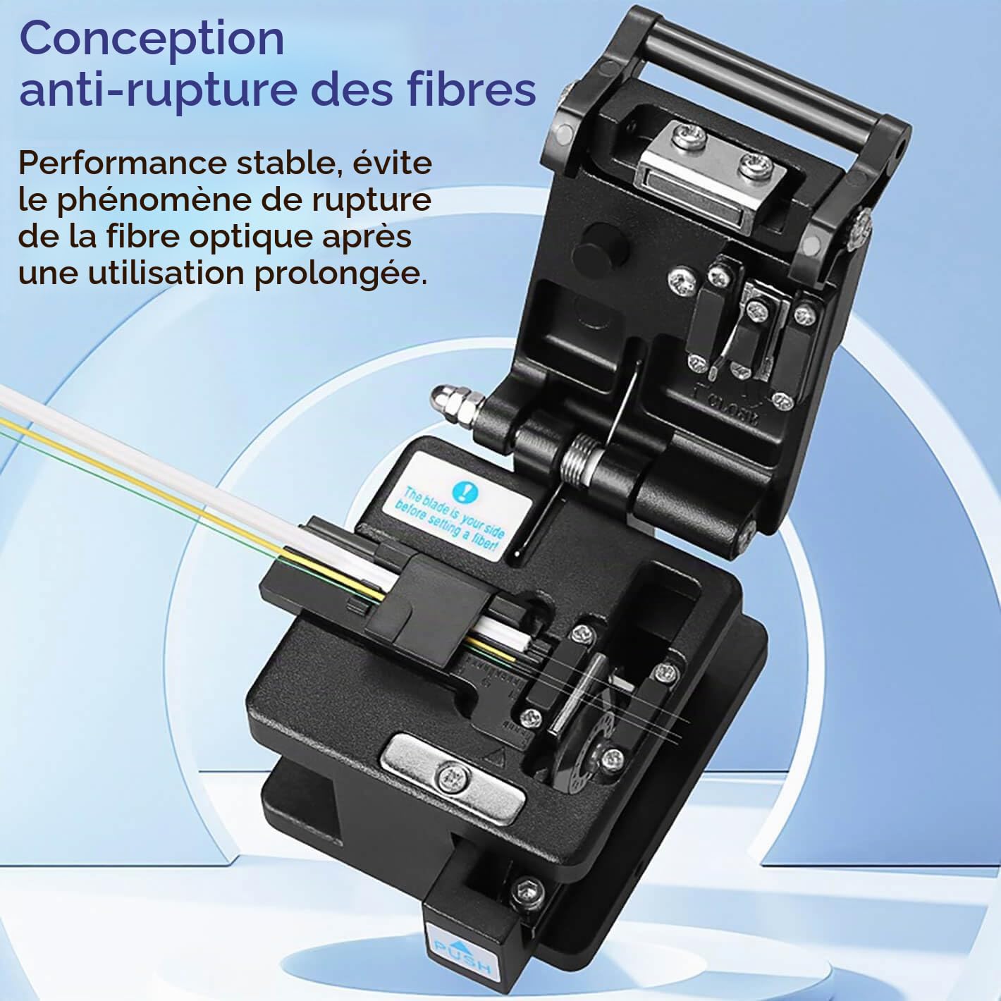 Fiber Optic FTTH Kit d'outils en fibre optique avec compteur de puissance optique avec test réseau RJ45 Localisateur de défauts en fibre optique