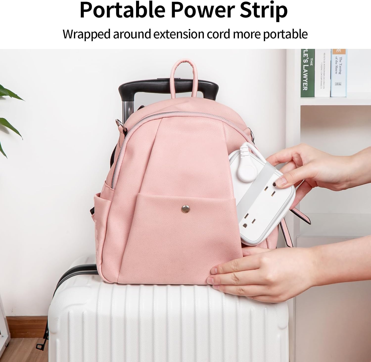 NTONPOWER Flat Plug Power Strip - 8 Widely Outlets with 3 USB (1 USB C), 3 Side Outlet Extender, 5 ft Extension Cord, Wall Mount, Overload Protection, Compact Power Strip for Home Office Dorm Room