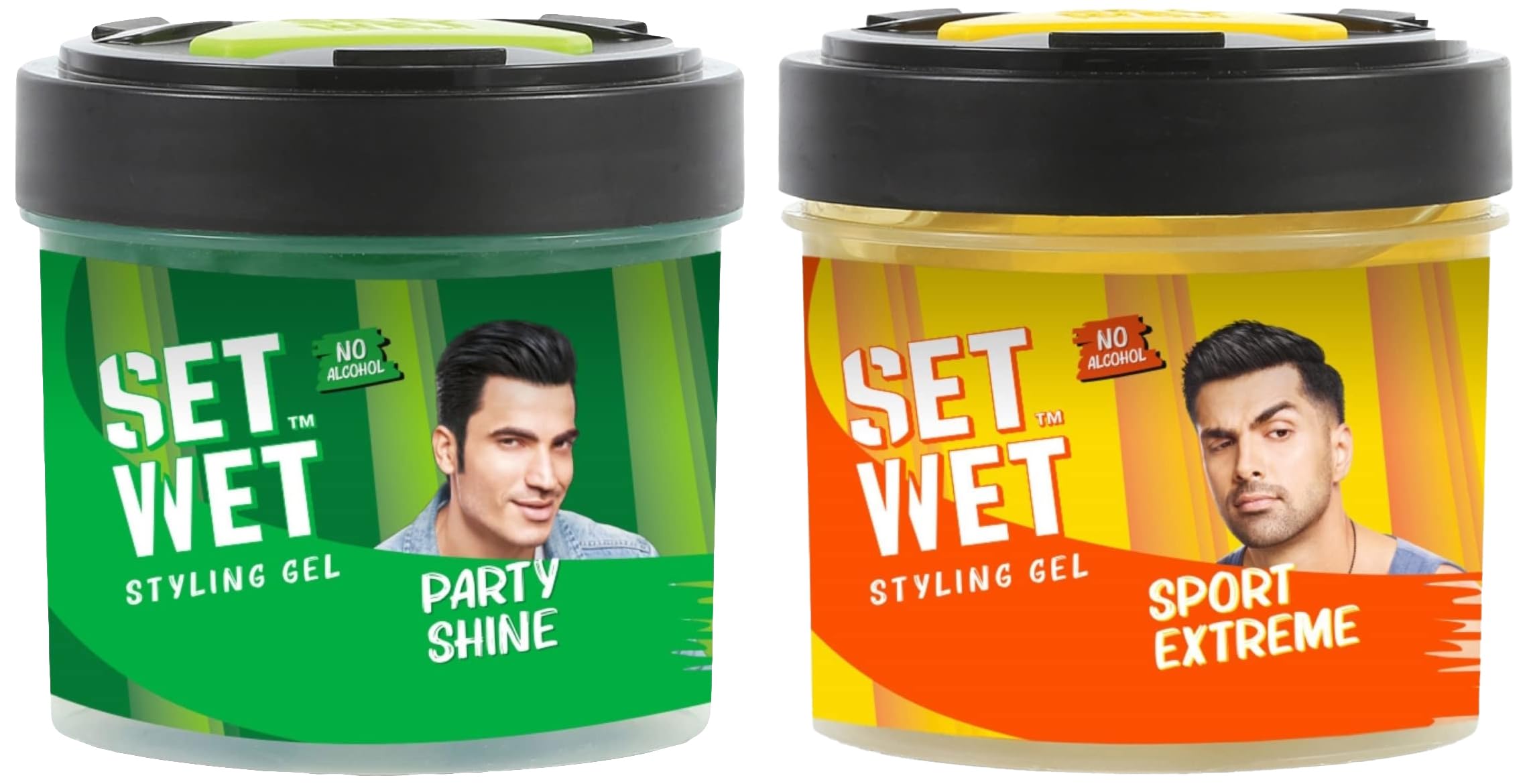 Set Wet Styling Hair Gel for Men - Party Shine & Set Wet Styling Hair Gel for Men - Sport Extreme Combo-image-46