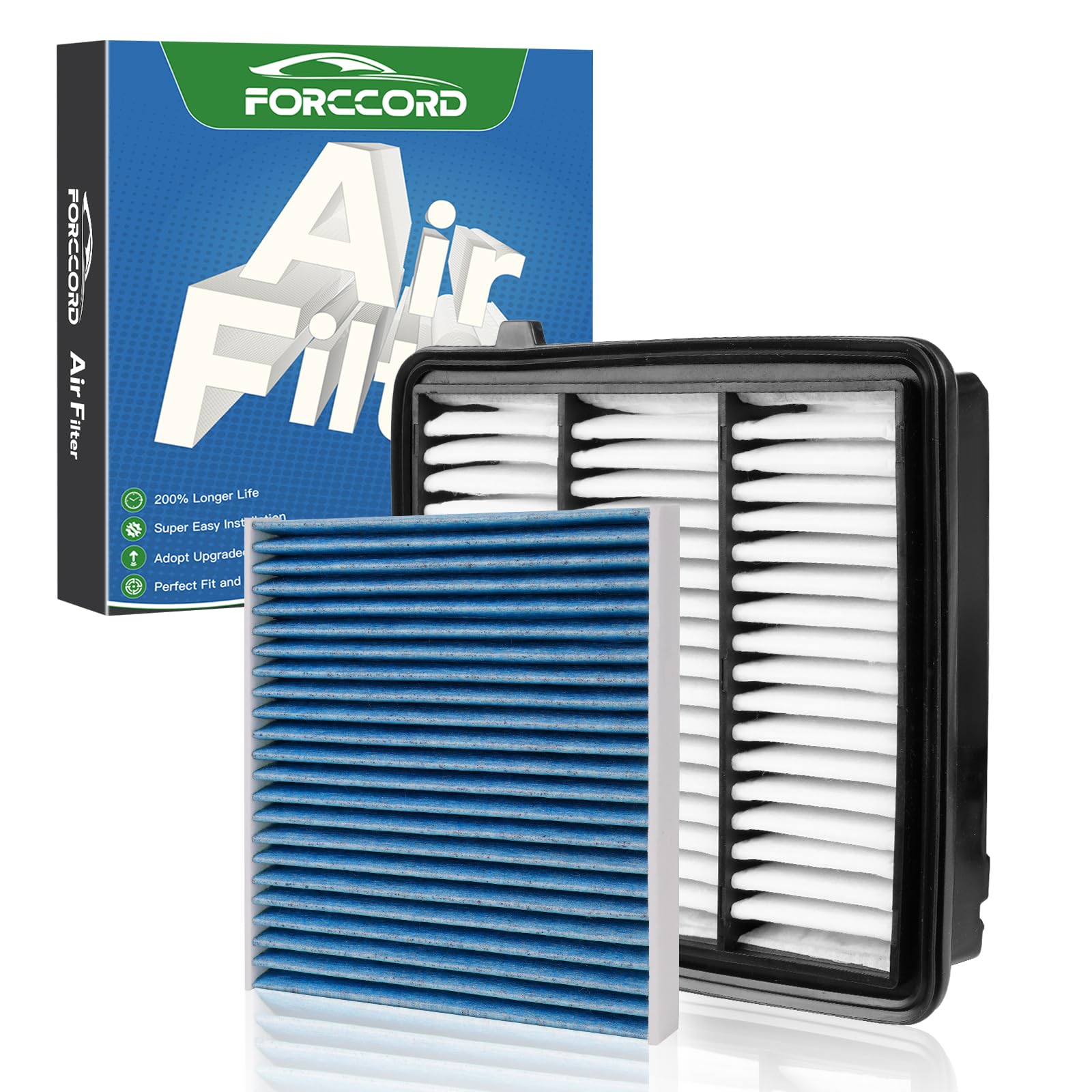 Cabin &amp; Engine Air Filter Kit for 2018-2022 Honda Accord 2.0L Gas Only