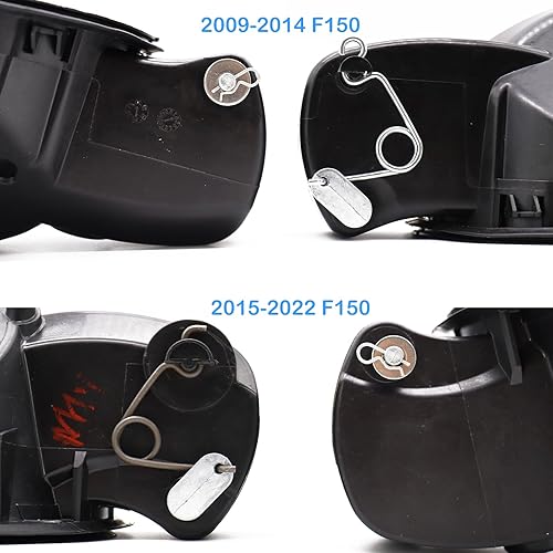 Miniatura 17 de Pasador de bisagra de puerta de combustible con resorte de puerta de gas para 2015-2020 F150 Tapa de gas suelta reparación permanente