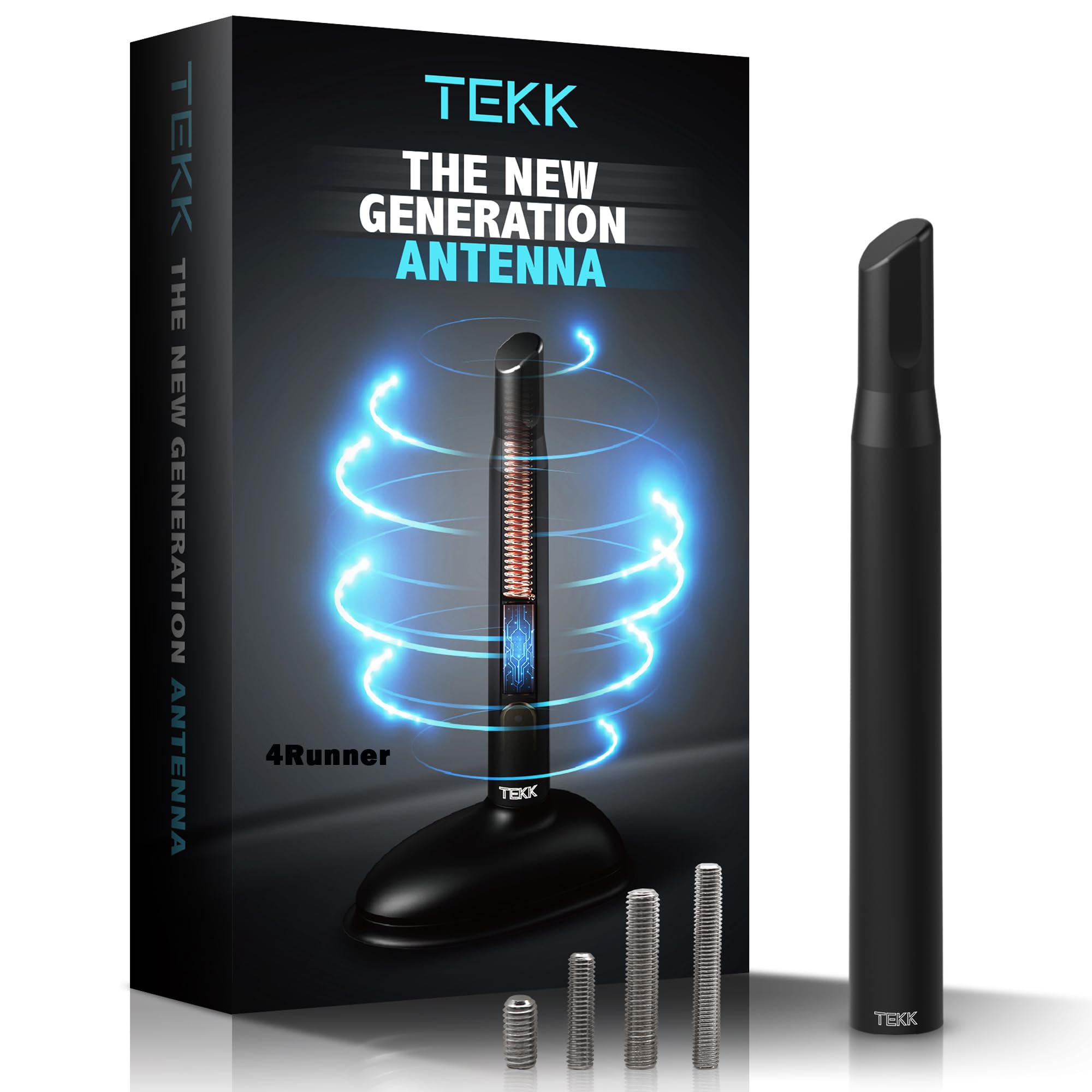 TEKK Short Antenna Compatible with 2002-2013 4Runner / Designed for Optimized FM/AM Reception / 4.8 Inches