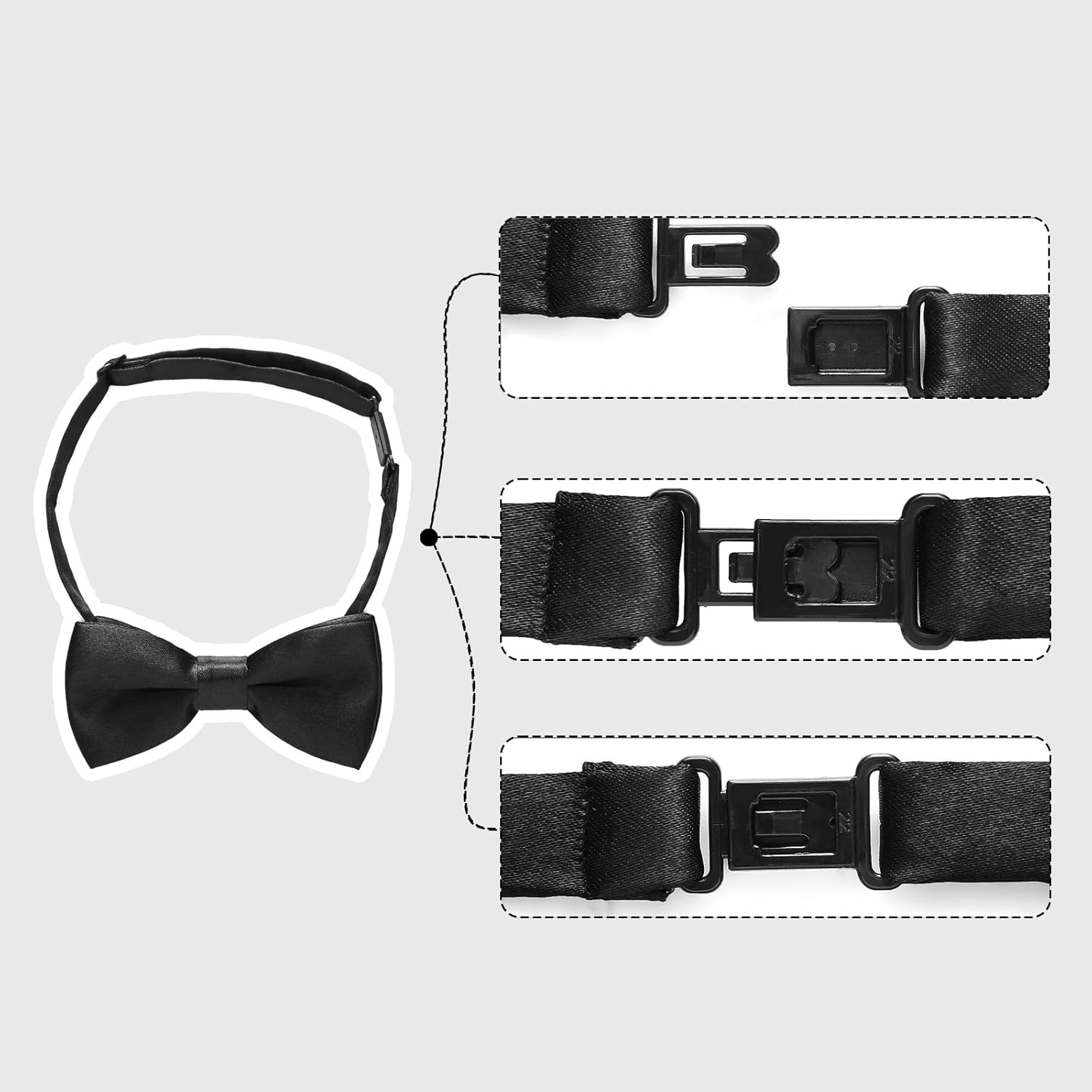 Boys Suit Set Slim Fit 4 Piece Formal Outfits Kids Suits Tuxedo Boys Vest Blazer Pants with Bow Tie for Wedding - Image 7