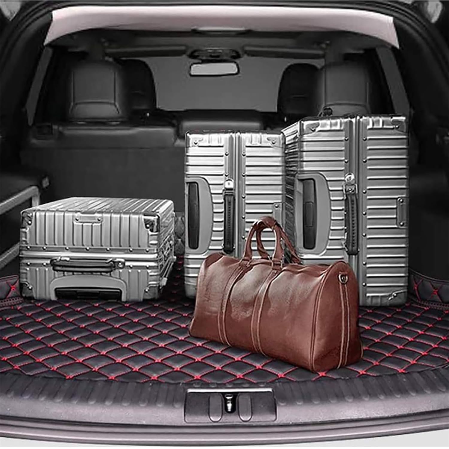 Kofferbakmat voor Land Rover Defender 110 130 L663 2020 2021 2022 2023 2024,achterste kofferbakbak,waterdichte, slijtvaste,krasbestendige en antislip beschermmat