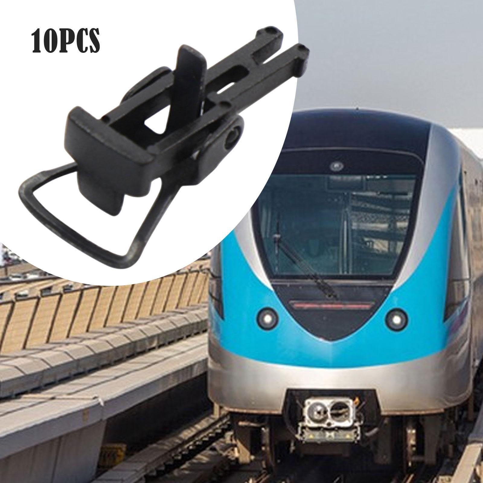 Qianly 10 Acopladores de Tren Universales de 1,8 Cm para Maquetas de Trenes a Escala 1/87 (para Modificaciones DIY)