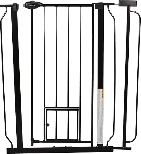 Miniatura 3 de Carlson - Puerta extra alta para mascotas con puerta pequeña para mascotas incluye kit de extensión de 4 pulgadas paquete de 4 kit de montaje a