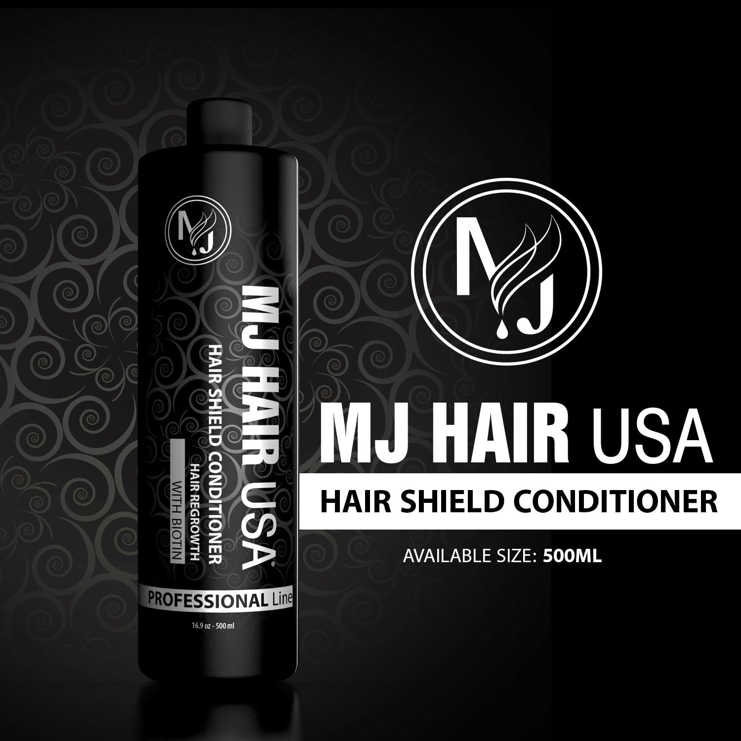 MJ Hair Shield Conditioner, hair regrowth conditioner with biotin