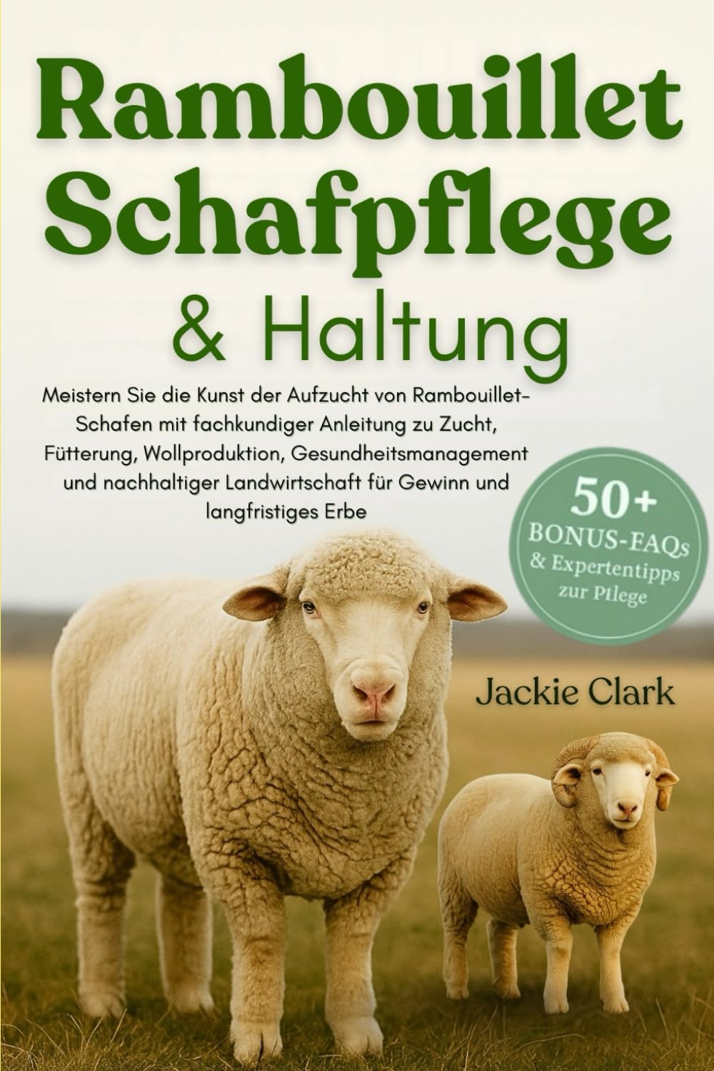 RAMBOUILLET-SCHAFPFLEGE & HALTUNG: Meistern Sie die Kunst der Aufzucht von Rambouillet-Schafen mit fachkundiger Anleitung zu Zucht, Fütterung, ... für ... für Gewinn und langfristiges Erbe