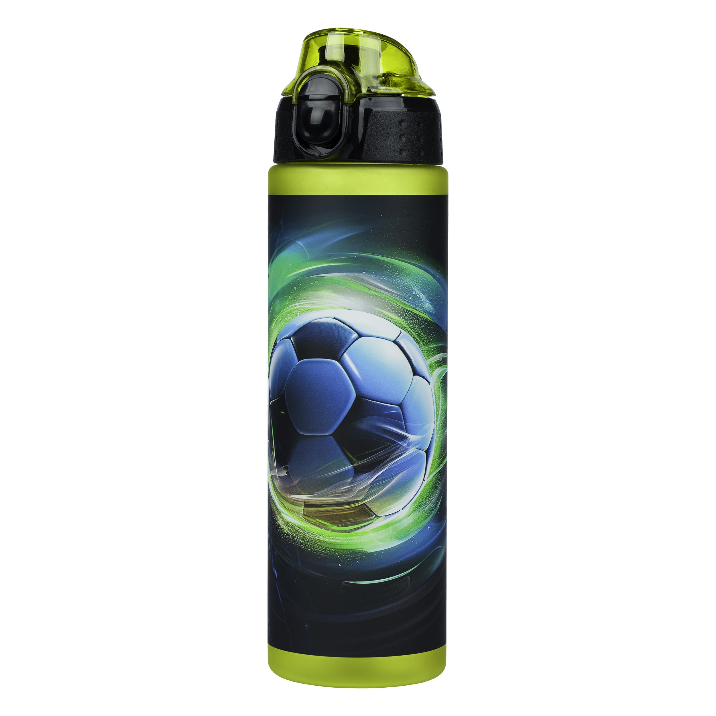 Baagl Children's Drinking Bottle, Leak-Proof Water Bottle, 700 ml, School and Sports Bottle for Boys, Versatile and Practical Bottle with Lockable Lid (Football Winner)