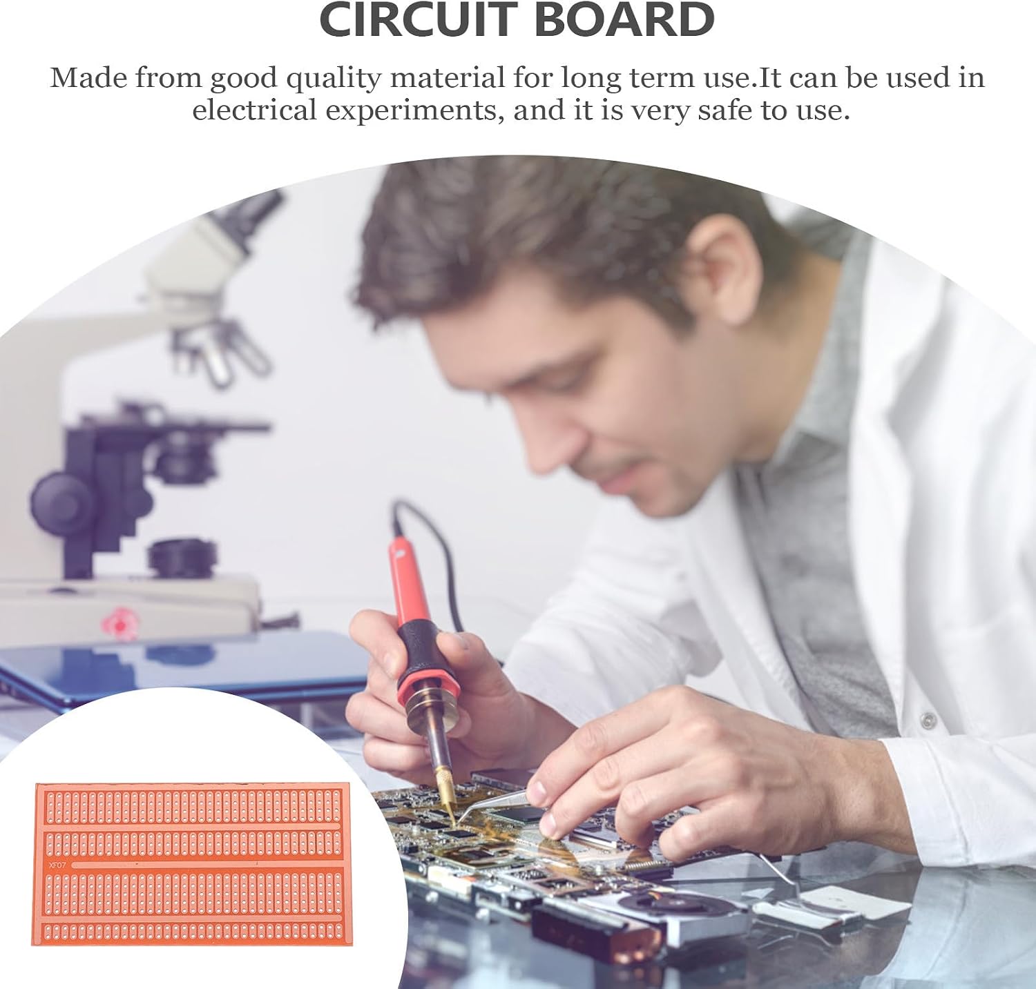 12pcs Sturdy Single Side Thick Circuit Board for Electrical DIY Kits | Breadboard Jumper Wires Kit Project Use, Suitable for Electrical Experiments, Circuit Supplies