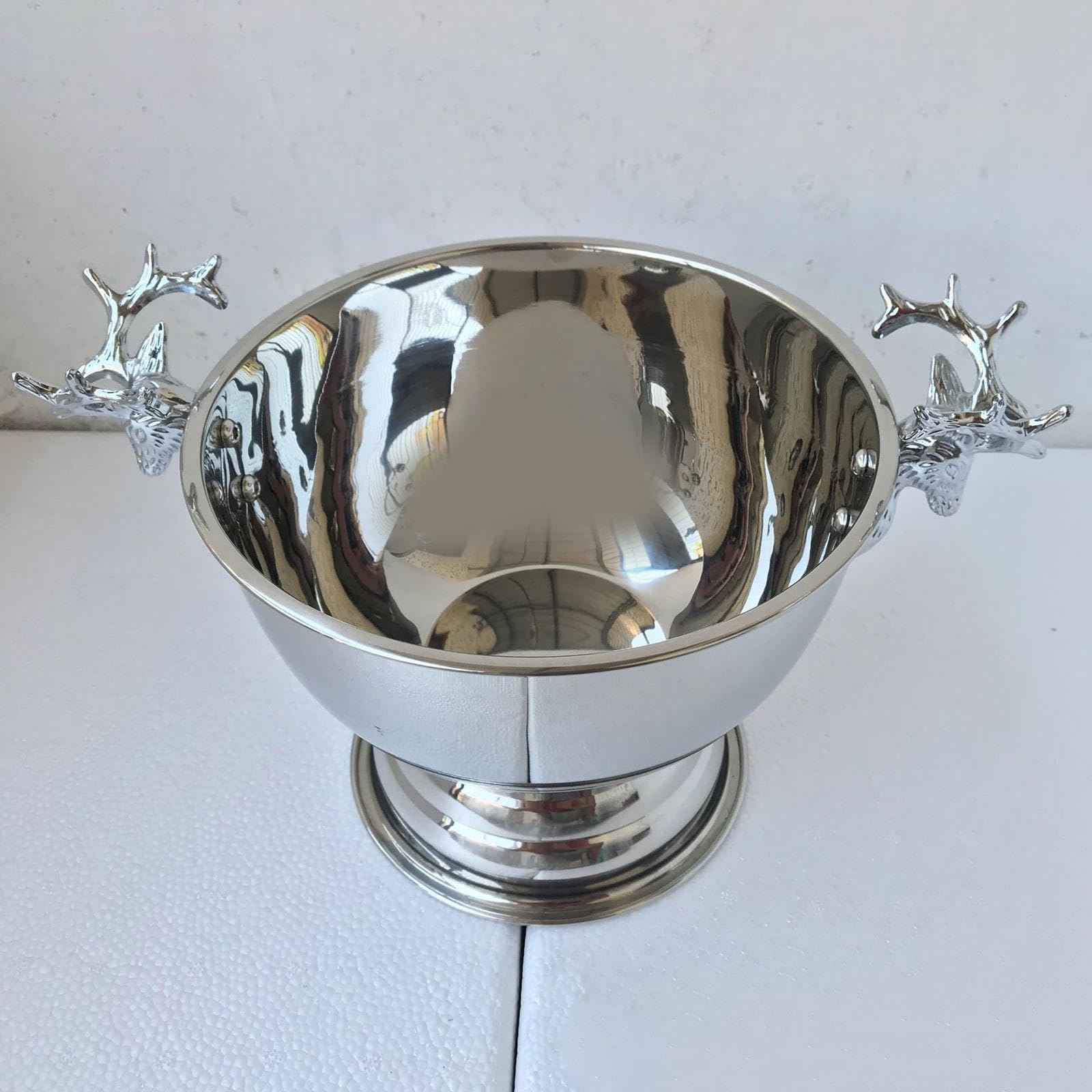 Cubo de champán de hielo, tazón, reuniones, fiestas, con estilo, decorativo, suave para el entretenimiento, cubo champán hielo, tazón para congelador, fiesta, bar