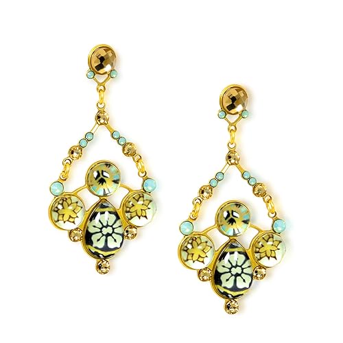 magestic-brocade arete de moda, Primavera-Verano Colección de ArtaziaE3403