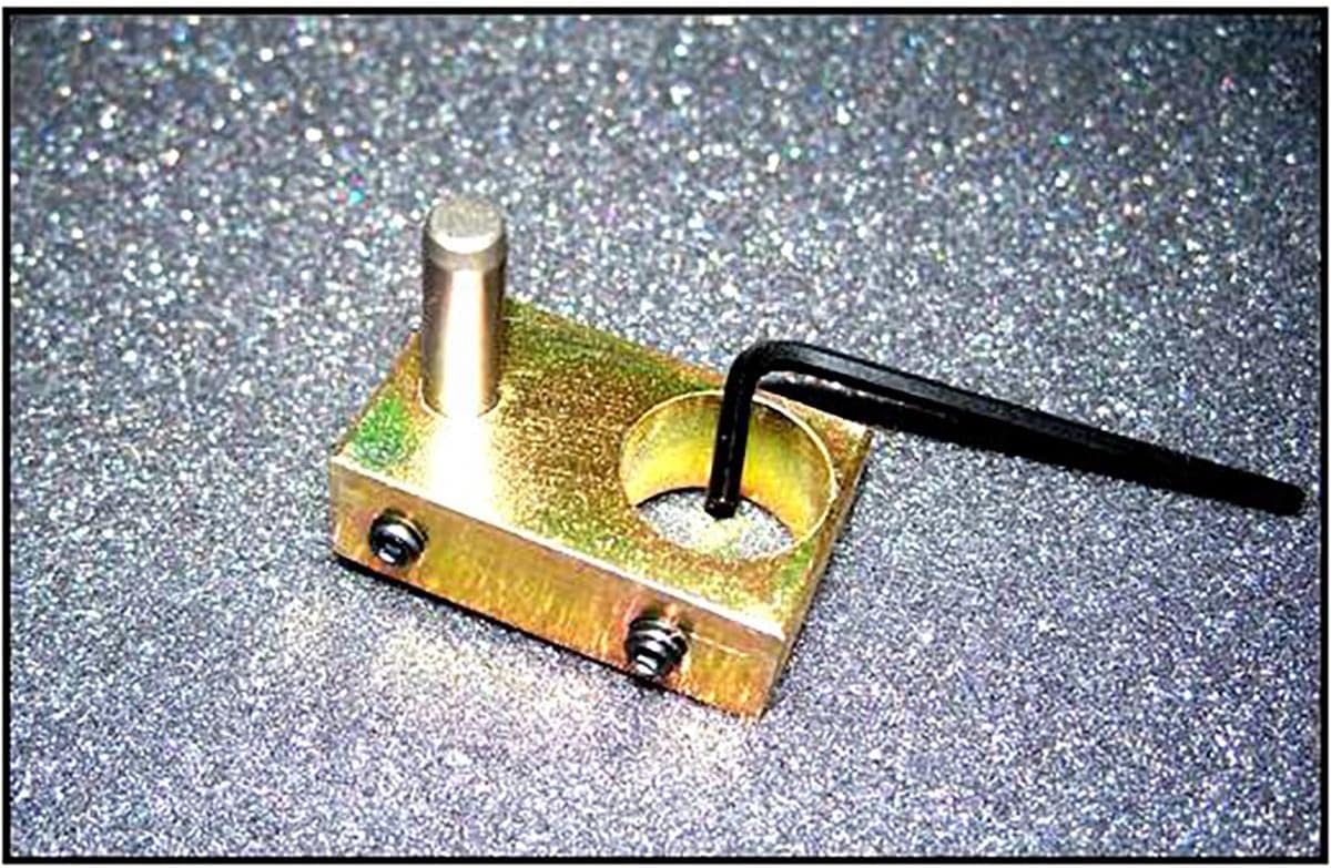 Flange Wizard Torch Tip Standoff 496-70501, Gold, Metal, 4" x 1.25" x 1.25", 2 lbs