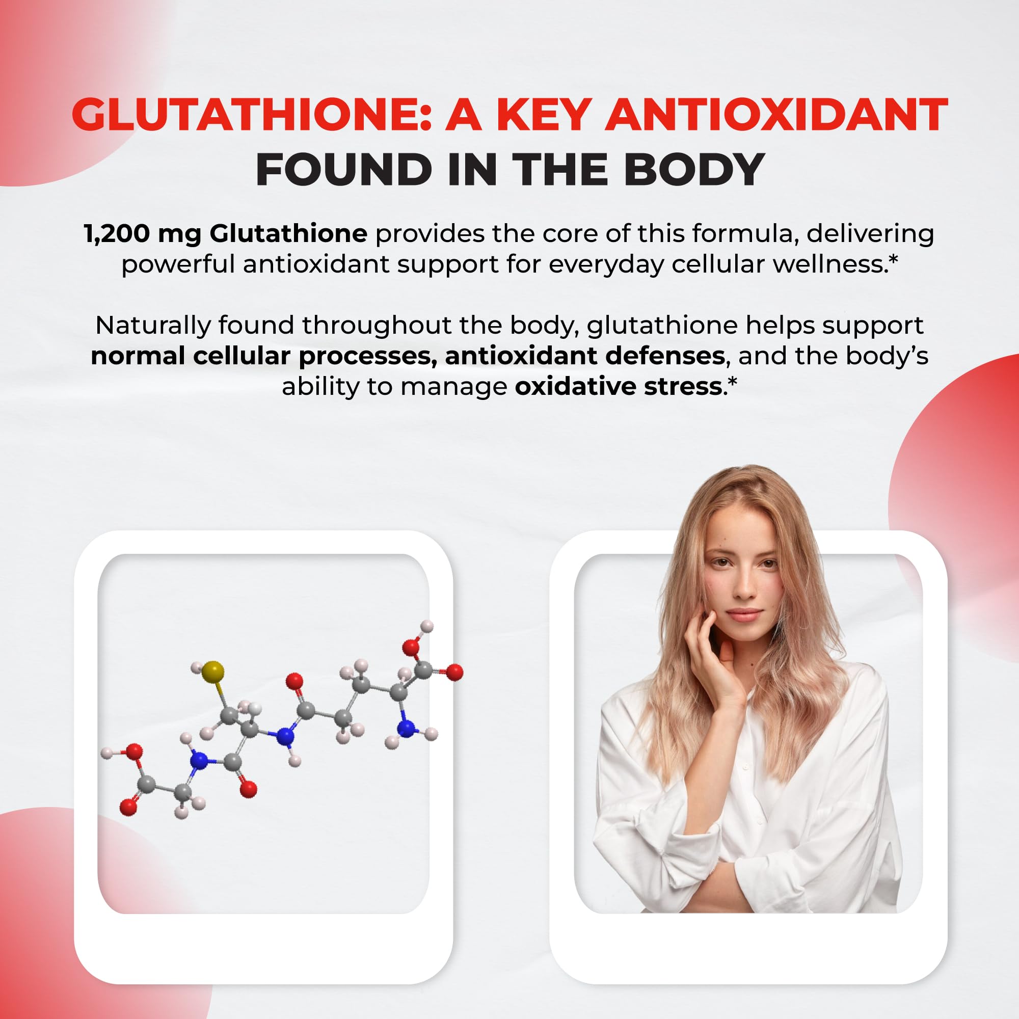 glutathione provides ______________ in the antioxidant process Ultra Herbs 1590mg 7-in-1 with Resveratrol & NAC, 150 Caps Visage