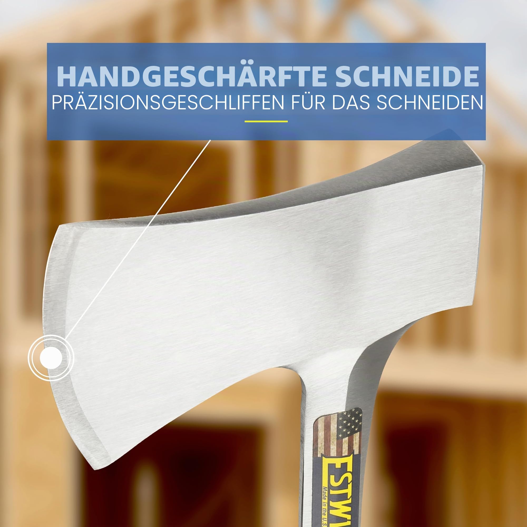 Estwing E24A Sportler-Axt, mit Nylon Schutzhülle, 35,6 cm