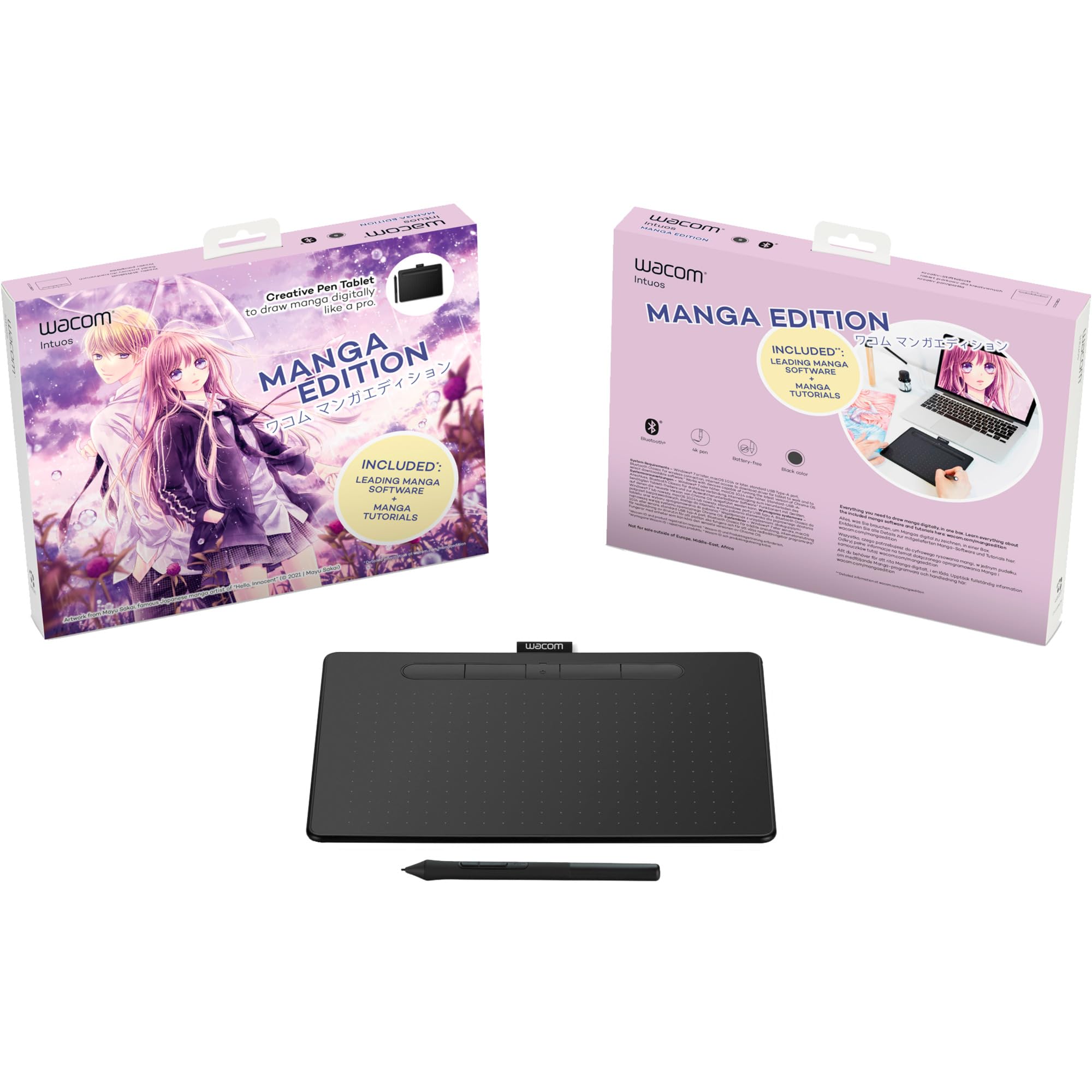 WACOM Intuos S BLT czarny - edycja manga