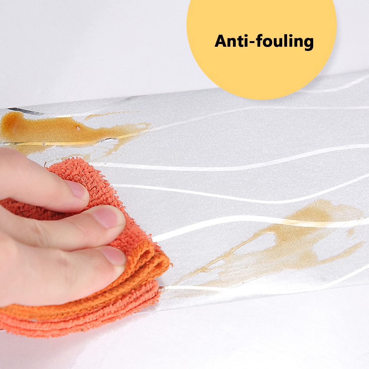 Bordo Autoadesivo Decorativo Con Motivo Onde - Adesivo Rimovibile Per Pareti, Specchi, Piastrelle - Foto 11