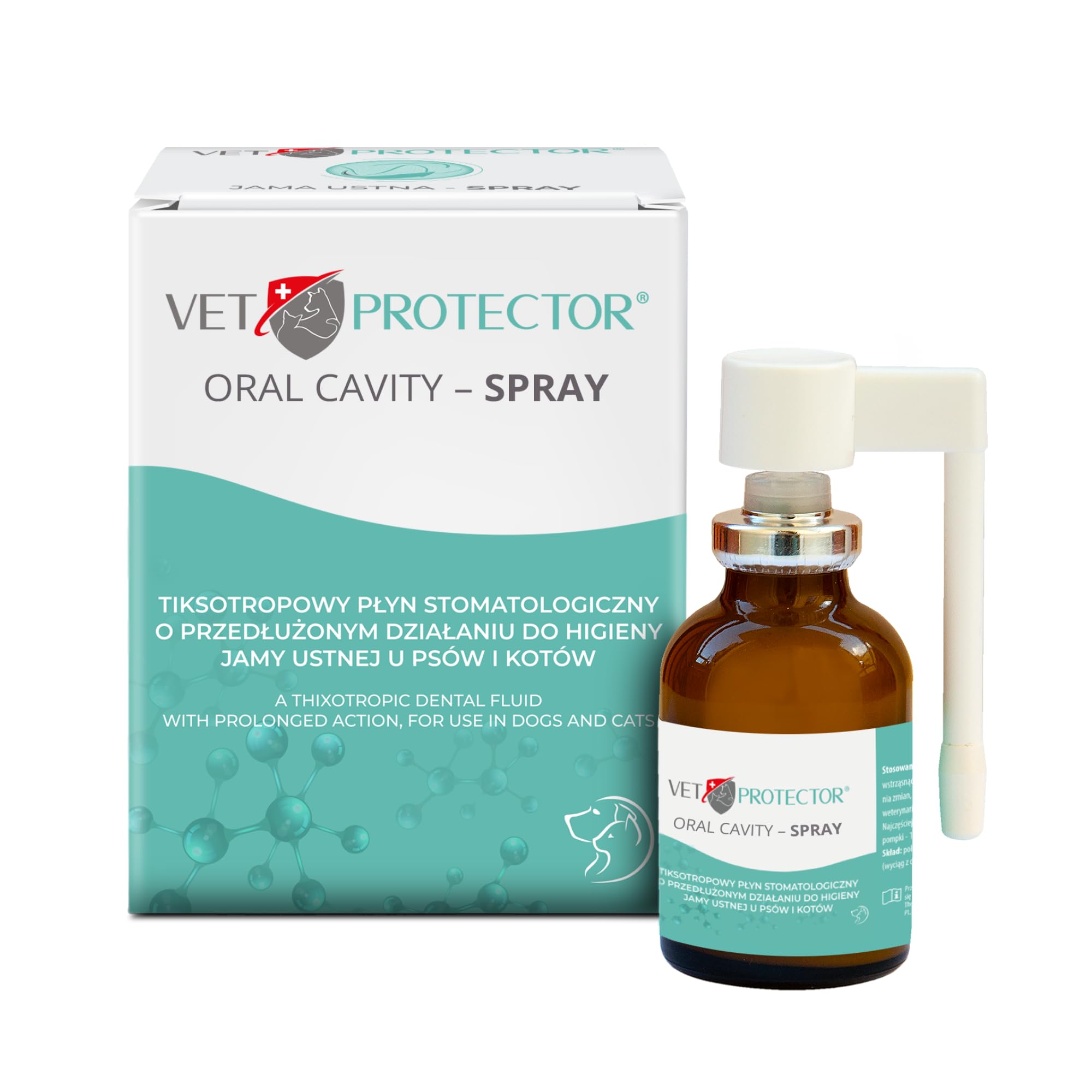 MAULHÖHLE - Zahnspray für Hunde & Katzen – Professionelles Dentalspray für frischen Atem und gesunde Mundhöhle, 30 ml