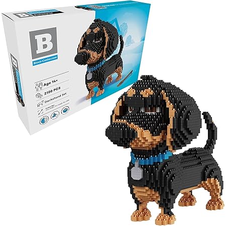 Set Micro Blocchi Da Costruzione Golden Retriever - 2929 Pezzi - Modello Cane Collezionabile Per Adulti - 2