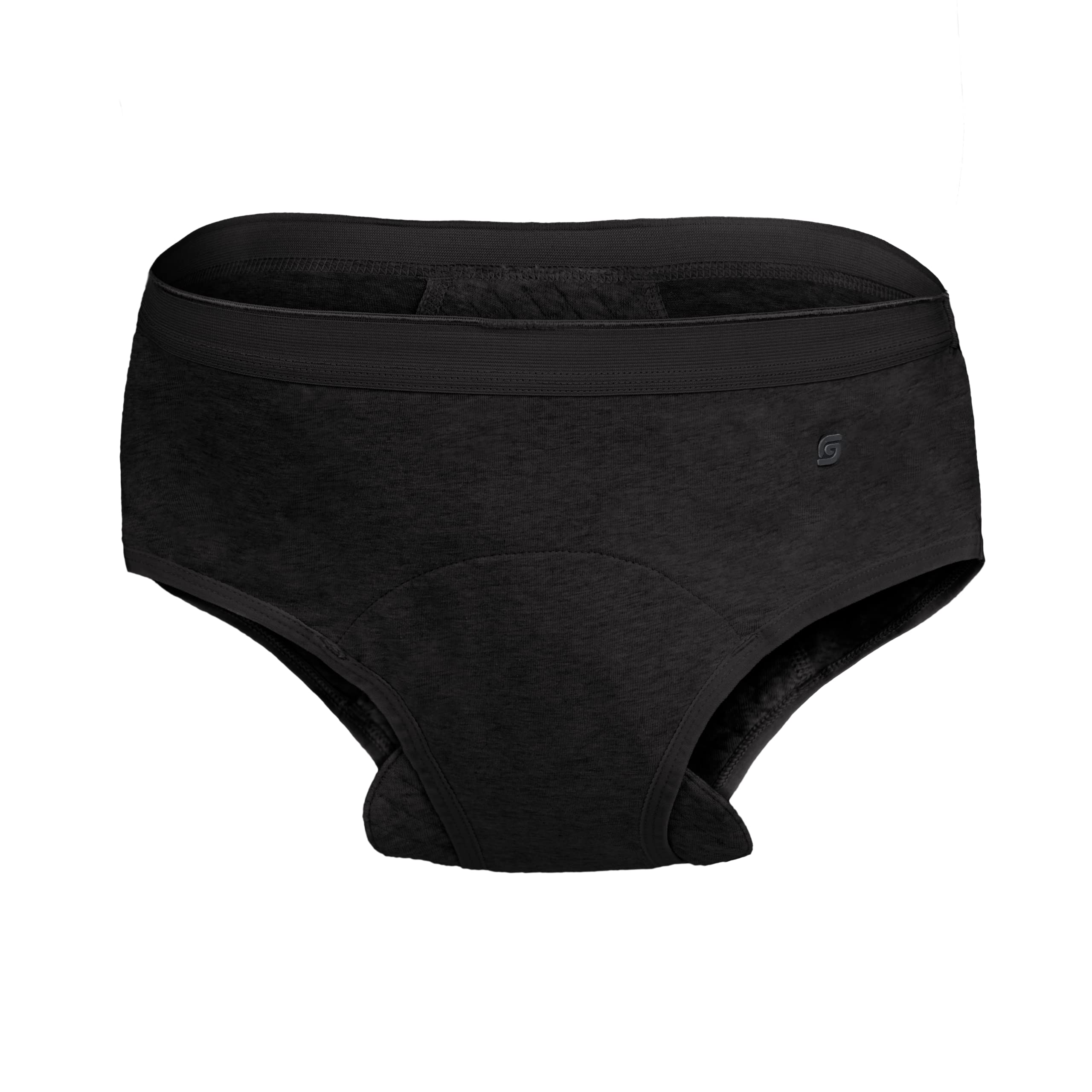 SochGreen Reusable Incontinence Underwear For Women | Wash & Reuse | Absorbs Light Urine Leaks (Upto 15ML) |Absorbent & Leakproof | Organic Cotton Hipster (S, Black) (B0BLN8RHQV) Amazon Price History, Amazon Price Tracker