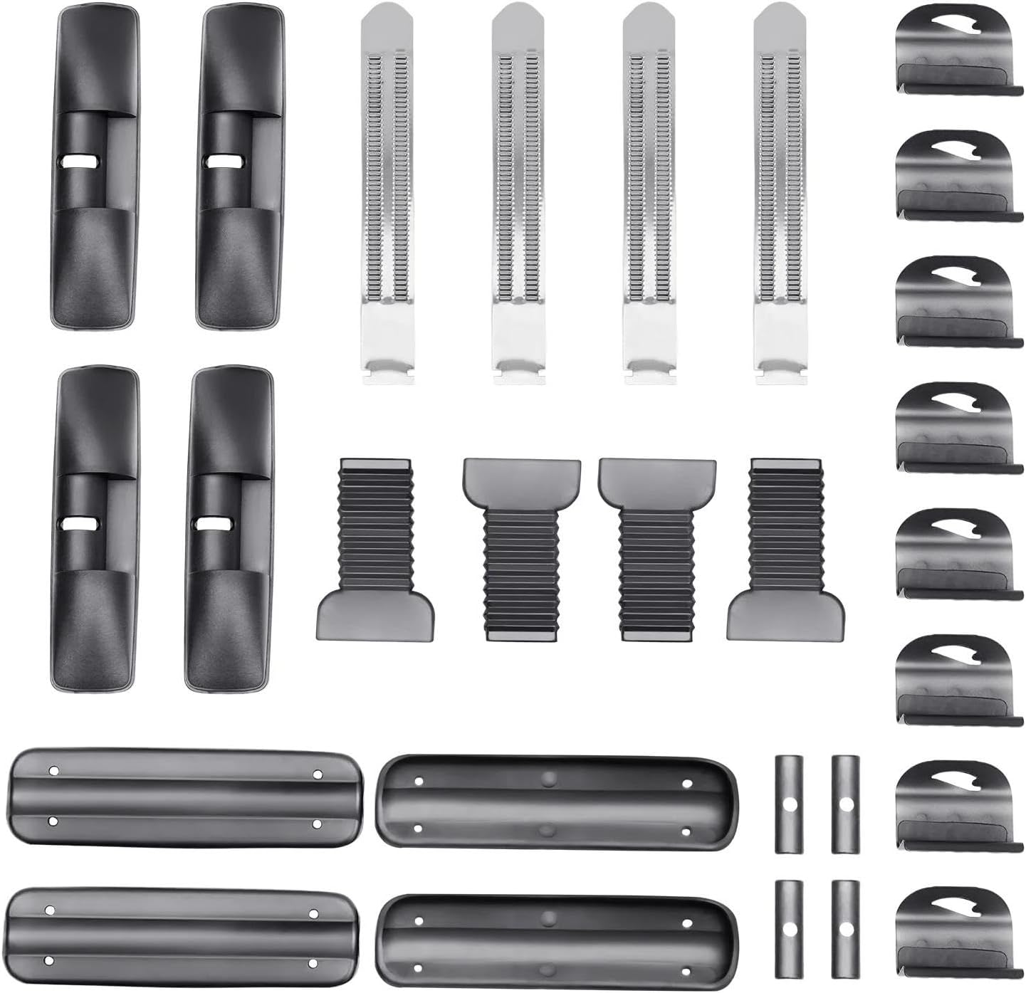 Universal Luggage Rack with Lock for 4 Or 5 Door Cars Maximum Load Amount of 75kg Black Car Roof Rack