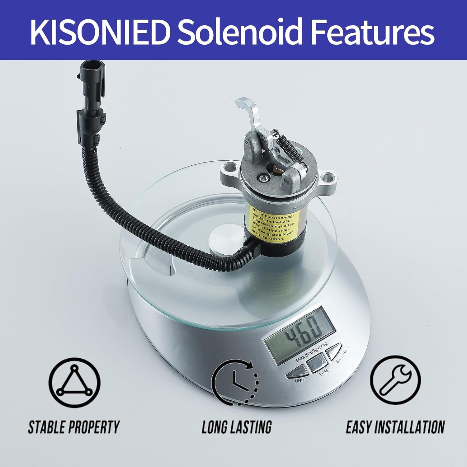 04103808 Fuel Shut Off Solenoid 04113811 04103812 04103808 04103818 for Deutz Engine F3L F3M F4L F4M 1011 2011 12VDC