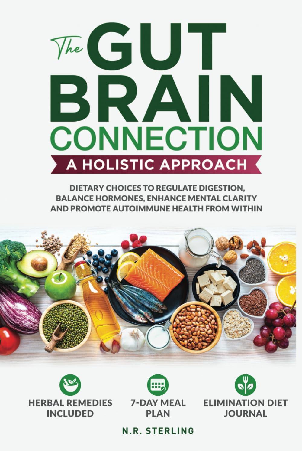 THE GUT-BRAIN CONNECTION: A HOLISTIC APPROACH: DIETARY CHOICES TO REGULATE DIGESTION, BALANCE HORMONES, ENHANCE MENTAL CLARITY AND PROMOTE AUTOIMMUNE HEALTH FROM WITHIN