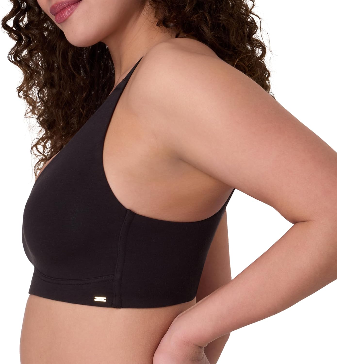 Bali Womens Wireless Bra, Cotton Collection Bras for Women, Moisture Wicking, Full Coverage, Convertible Straps - Image 4