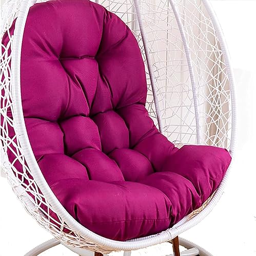 WEIGE Cojín de repuesto para silla columpio colgante de patio, jardín, para exteriores, patio, jardín, silla mecedora, solo cojín de meditación, no