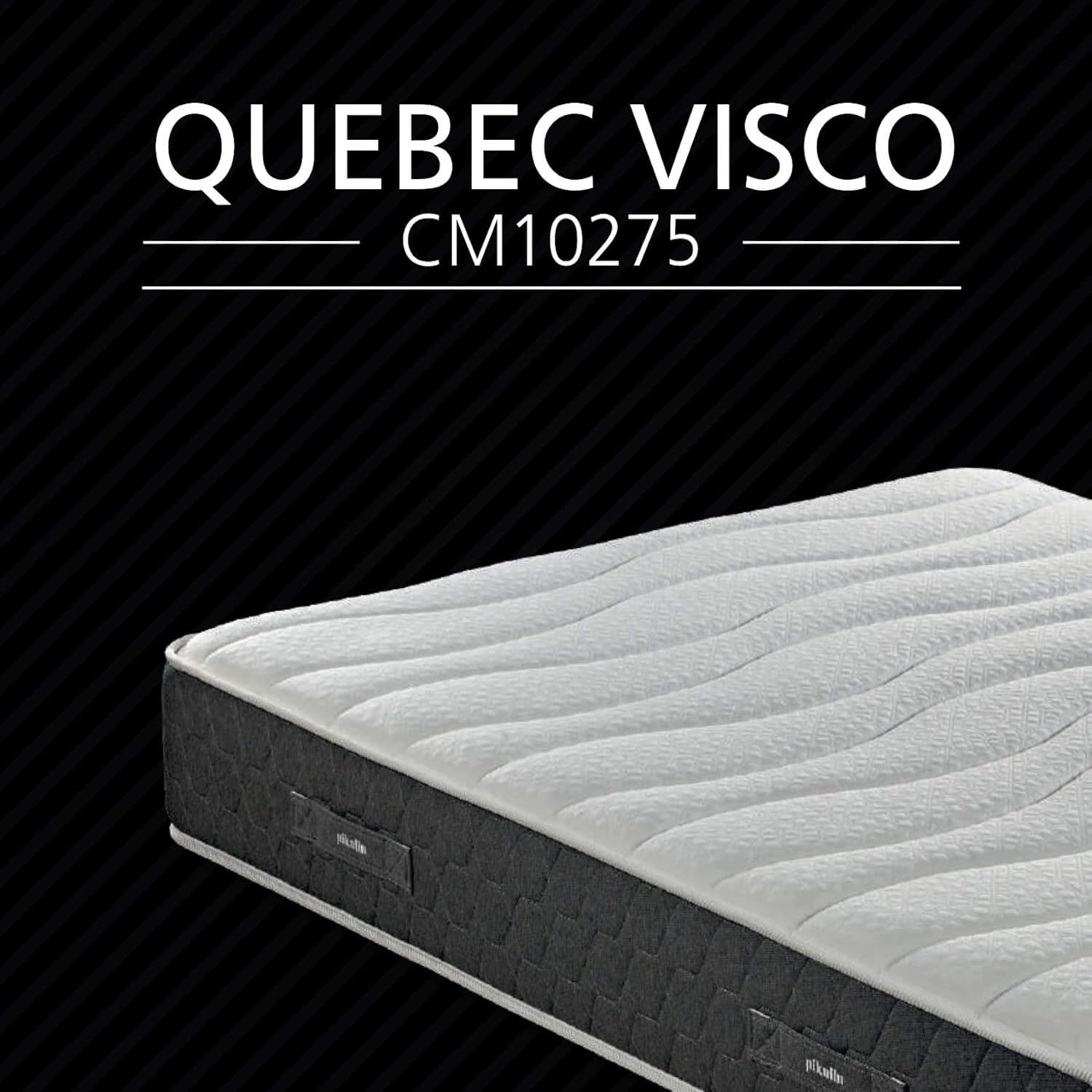 PIKOLIN Quebec Visco Hotelmatratze CM10275 – Luxus Taschenfederkernmatratze, Höhe 29 cm, Premium Schlafkomfort, Atmungsaktiv, Hygienisch & Druckentlastend - 180x200 cm