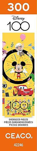 Miniatura 8 de Ceaco - 100 aniversario de Disney - 100 años de maravilla - Rompecabezas de 300 piezas de gran tamaño