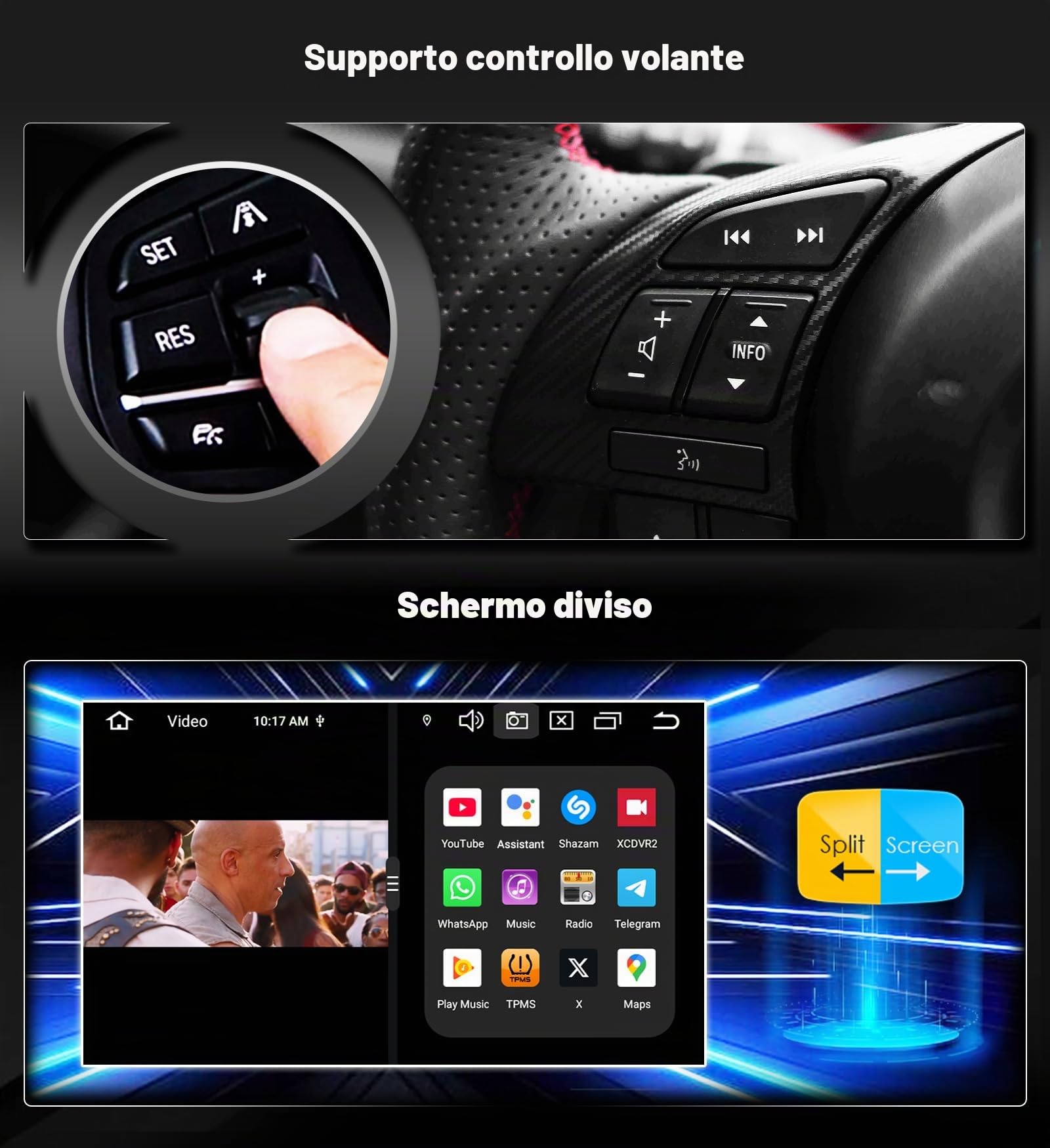 7" 8-Core Android 16 Autoradio GPS Navigatore Auto per BMW Serie 5 X5 E53 | 4GB+64GB Supporto Senza fili Carplay Android Auto GPS CD DVD DSP WiFi SWC RDS Canbus Radio Bluetooth