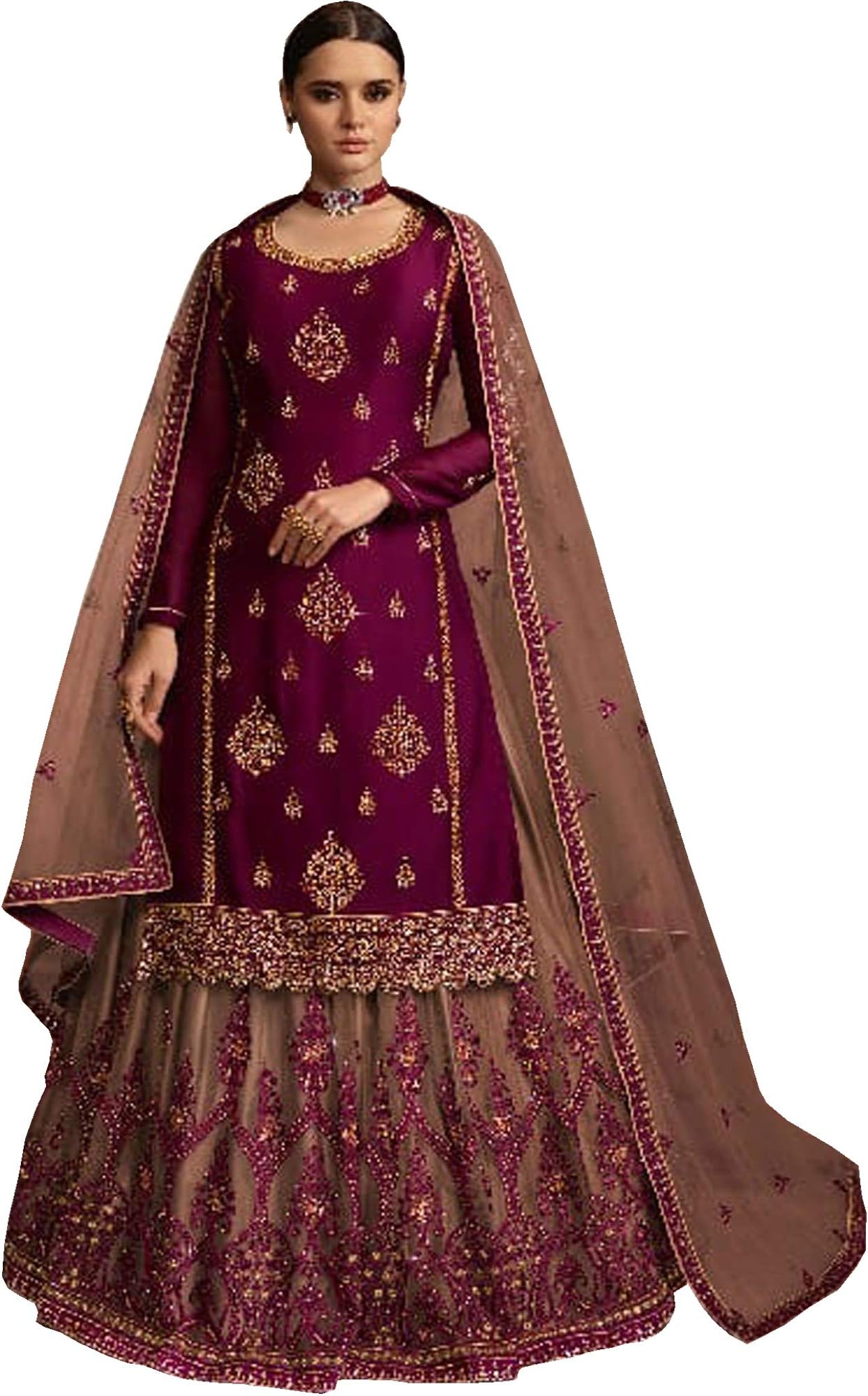 Indian Designer Lehenga Suits Pakistani Readymade Shalwar Kameez Dupatta Dresses