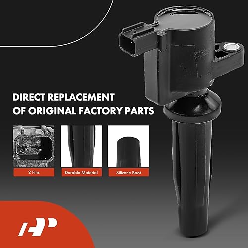 Miniatura 3 de A-Premium Juego de 4 bobinas de encendido y bujías de iridio compatibles con Ford Escape, Fusion, C-Max, Transit Connect, SSV Plug-In Hybrid, Police