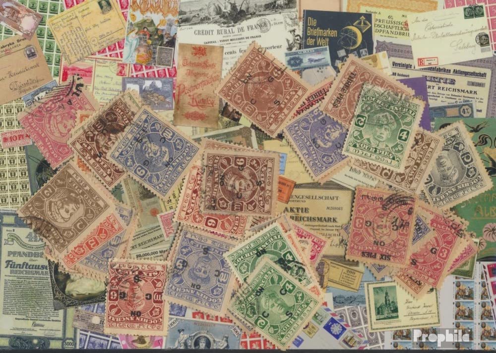 Prophila Collection Cochin 100 various stamps (Stamps for collectors)