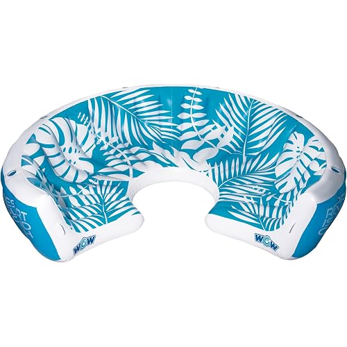 Wow Sports Resort Inflatable Floating Couch - 6-8 Person - Group Lake Float